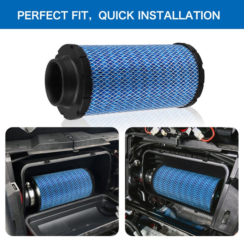 LOCOPOW 1241084 2882234 Air Filter for Polaris RZR 1000 XP XP4 / RZR Turbo S R Pro XP RS1 2014 2015 2016 2017 2018 2019 2020 2021 2022 2023#7082211 - Image 2